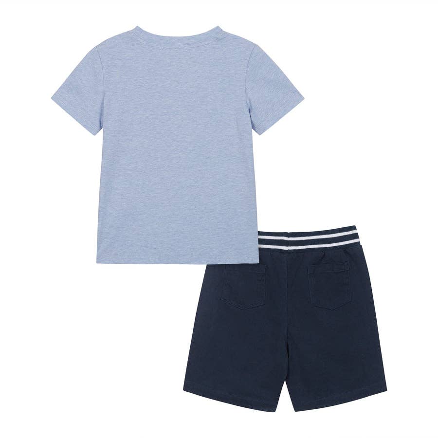 Party Flamingo Graphic Tee & Short Set