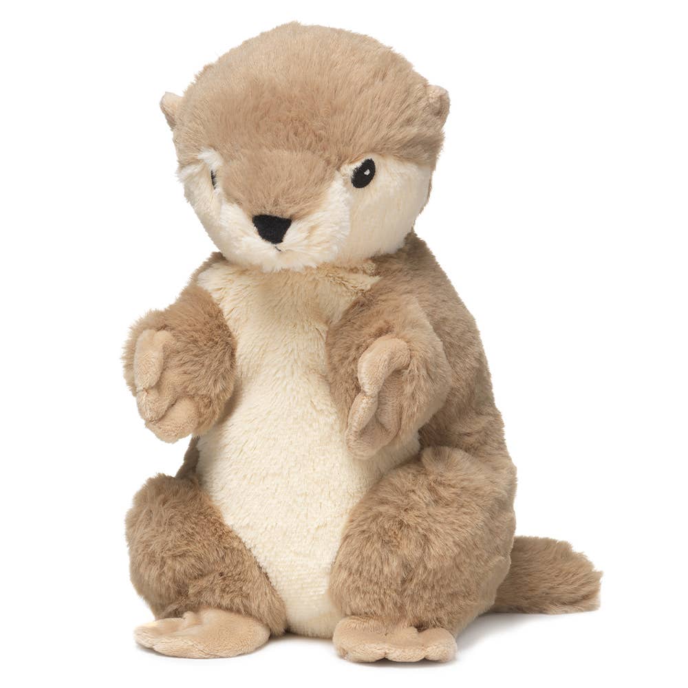 Otter Warmies 13-inch plush with French lavender, microwave-safe comfort companion