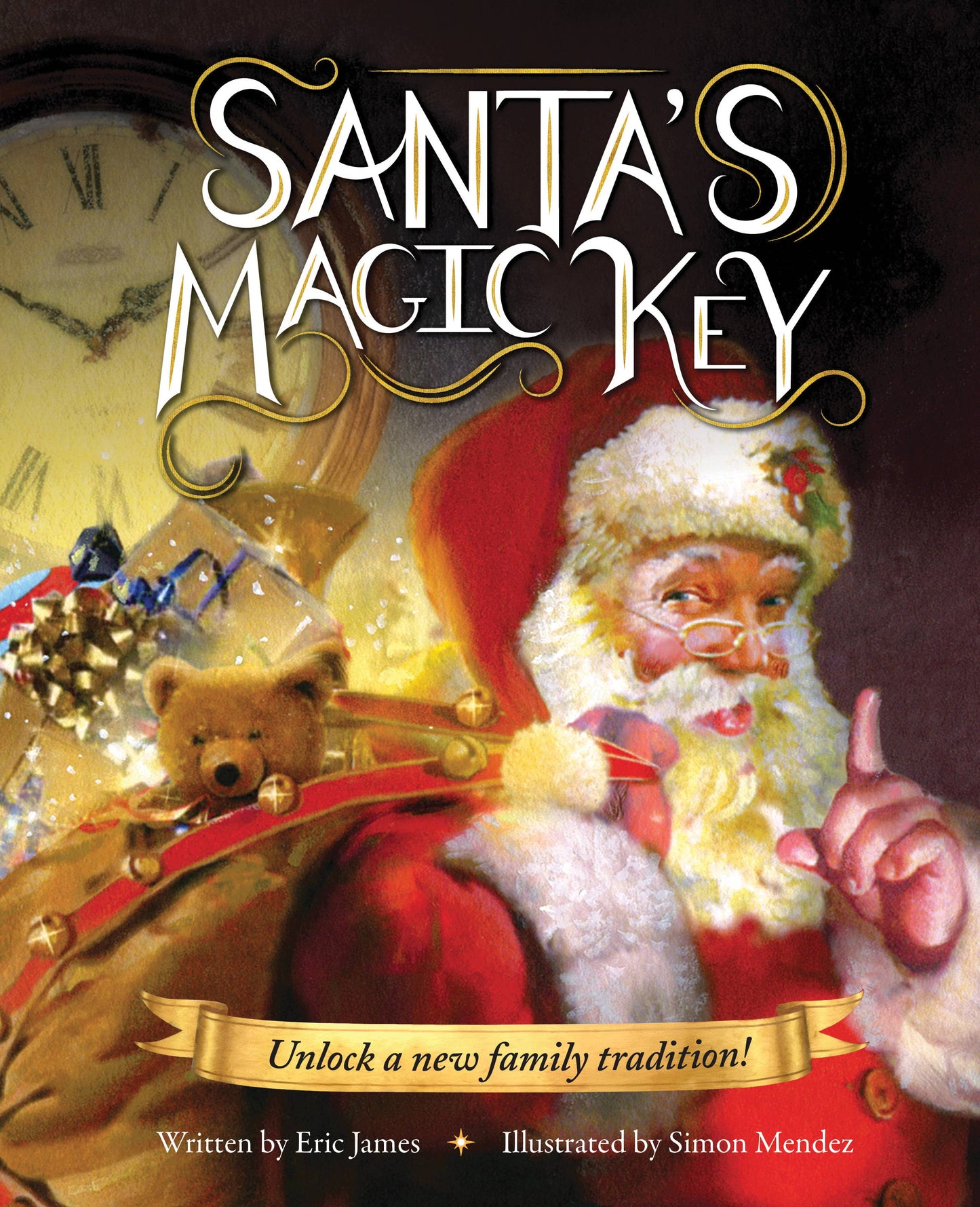 Santa's Magic Key picture book by Sourcebooks, holiday children's book for ages 4–8