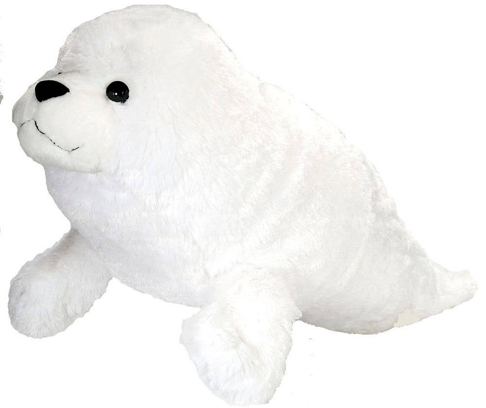 Cuddlekins Jumbo Harp Seal 30-inch plush stuffed animal by Wild Republic
