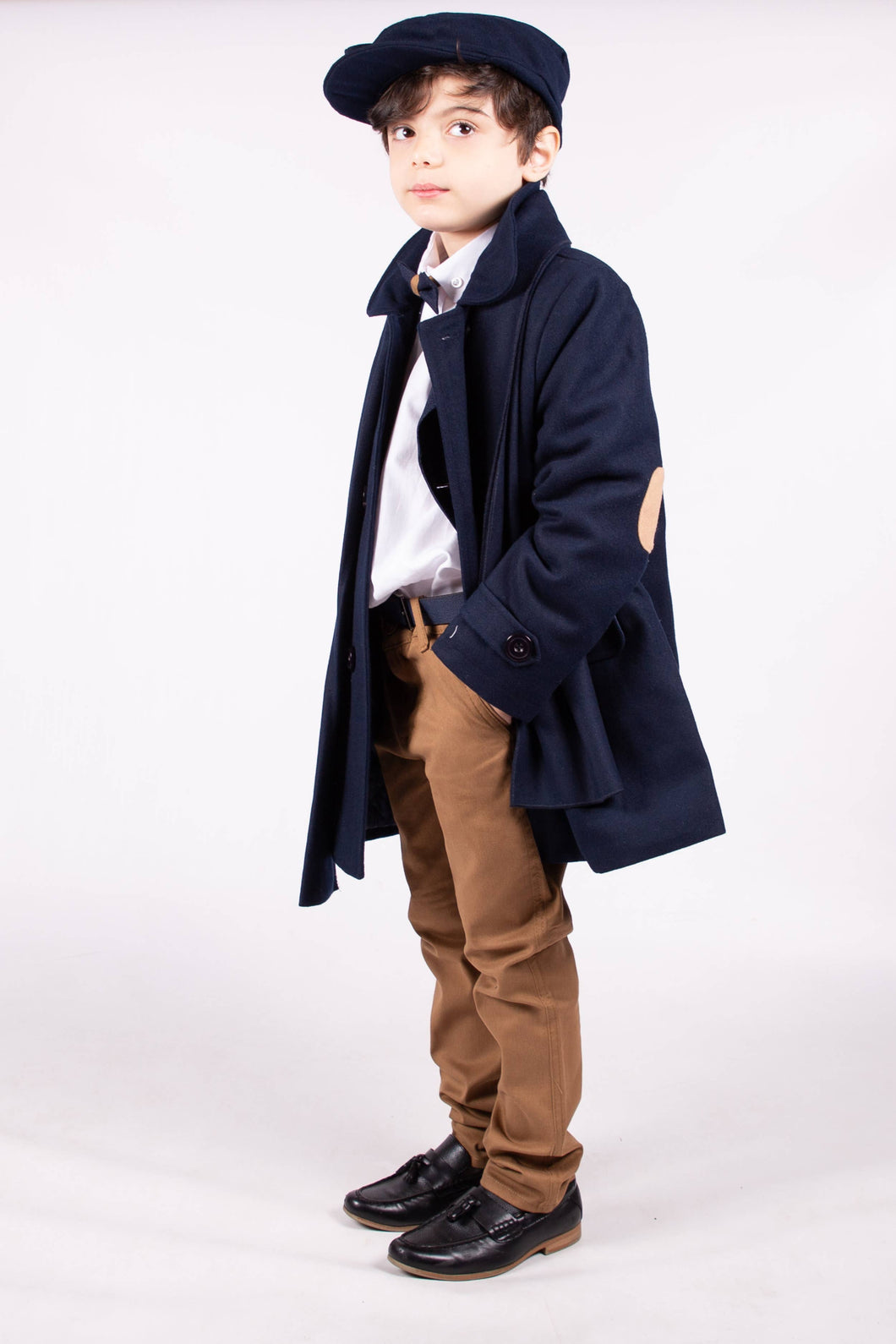92009 Boys' Coat with Scarf and Hat Set