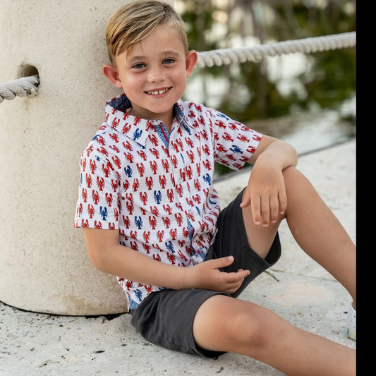 Lobsters Shirt in Short Sleeves