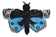 Load image into Gallery viewer, Wild Republic - Huggers Blue Pansy Butterfly Stuffed Animal 8"