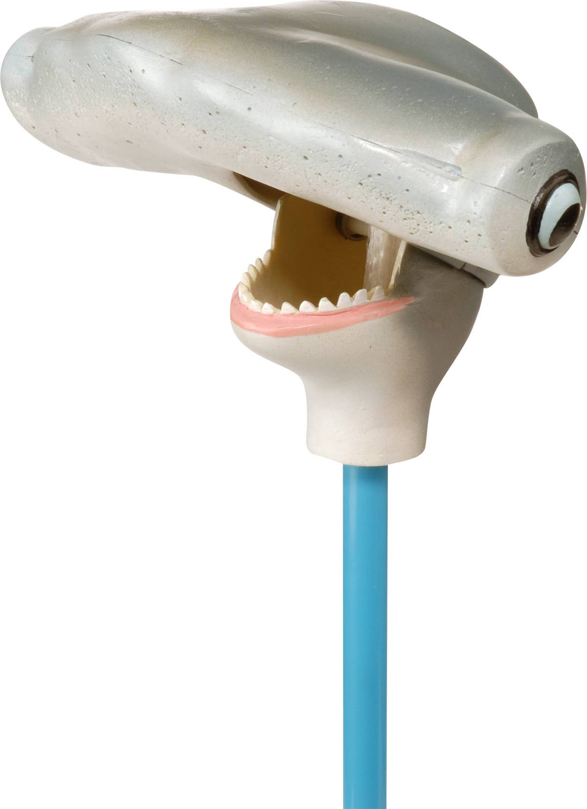 Wild Republic Pincher Hammerhead Shark plush activity toy, 18 inches, marine blue design