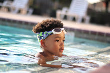 Load image into Gallery viewer, Neon Green Swim Goggles