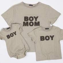 Load image into Gallery viewer, LĒ·LĀ·LŌ - Chenille Cotton T-Shirt - Boy Mom
