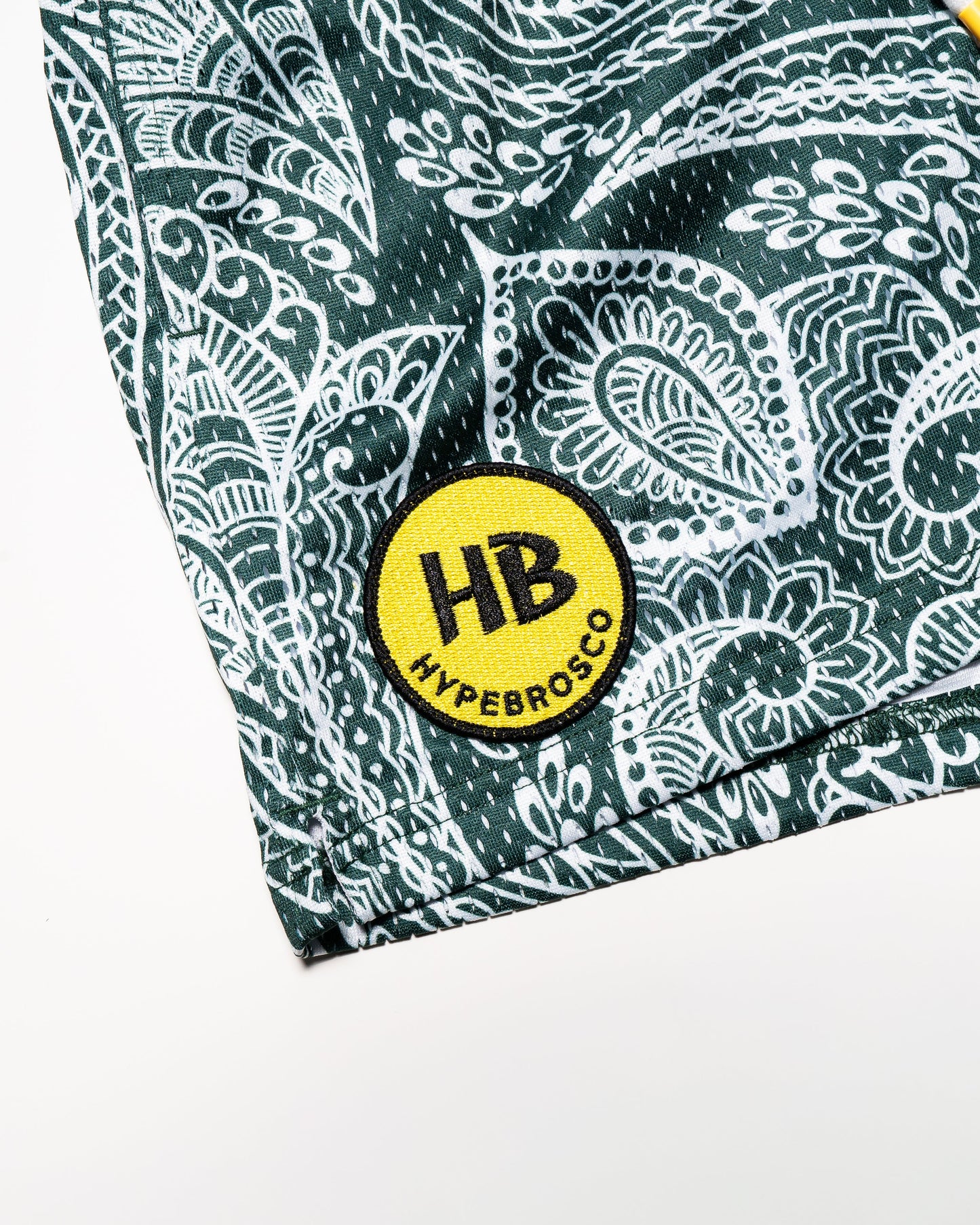PAISLEY HYPE SHORT - GREEN