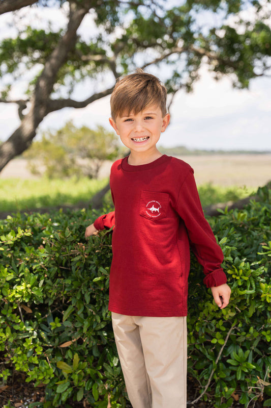 Black Lab Tee - Maroon