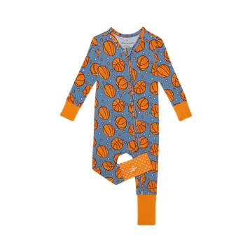 Posh Peanut convertible one piece in bamboo viscose with two-way zipper and convertible mittens