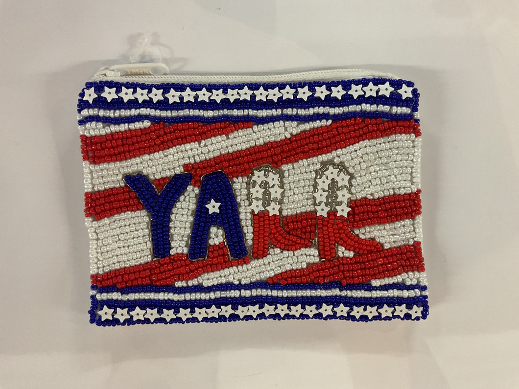 Beaded Purse-4th of July Y’all