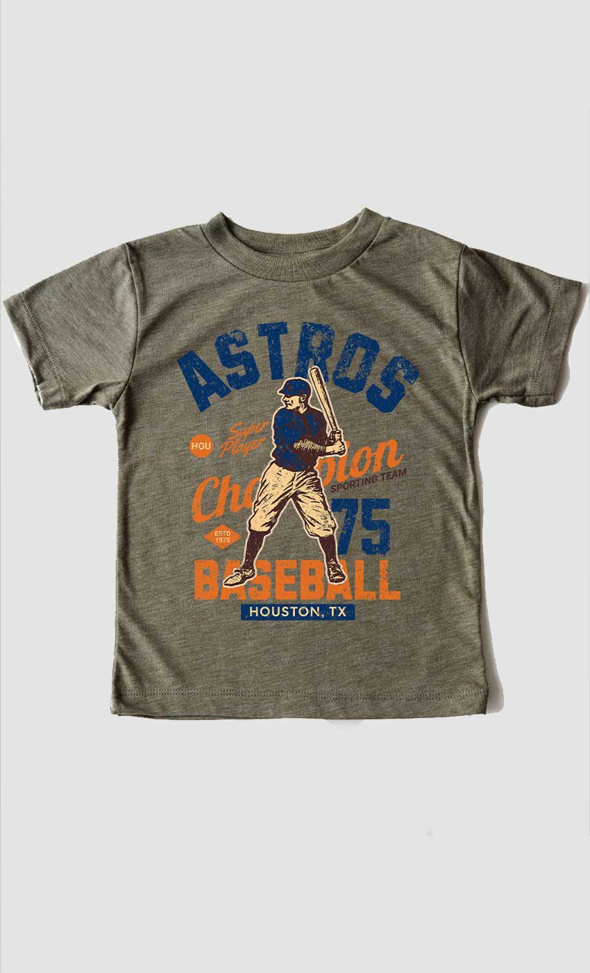 Astro-Kids By Kissed Apparel - Astros Champion Baseball Graphic Tee
