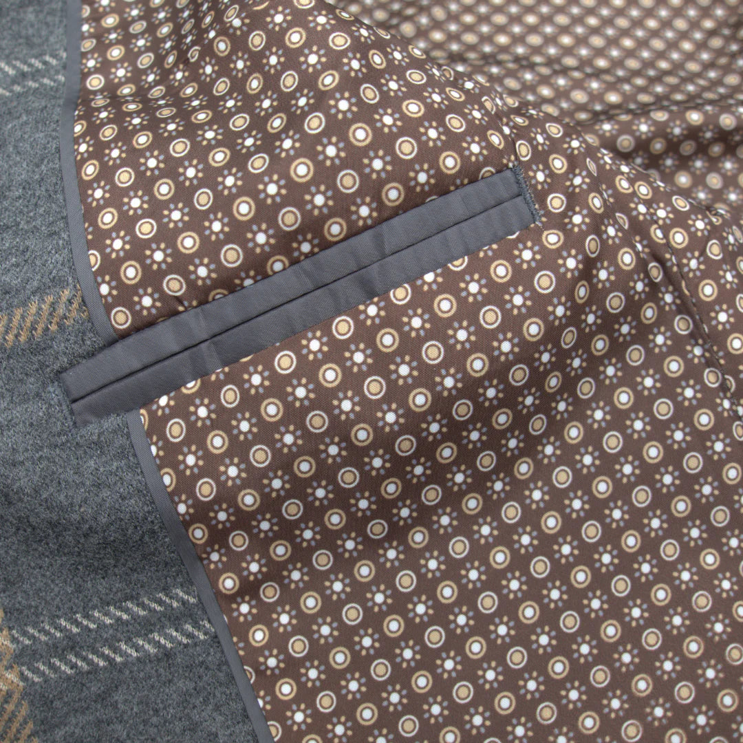 Club Jacket - Smoky Windowpane
