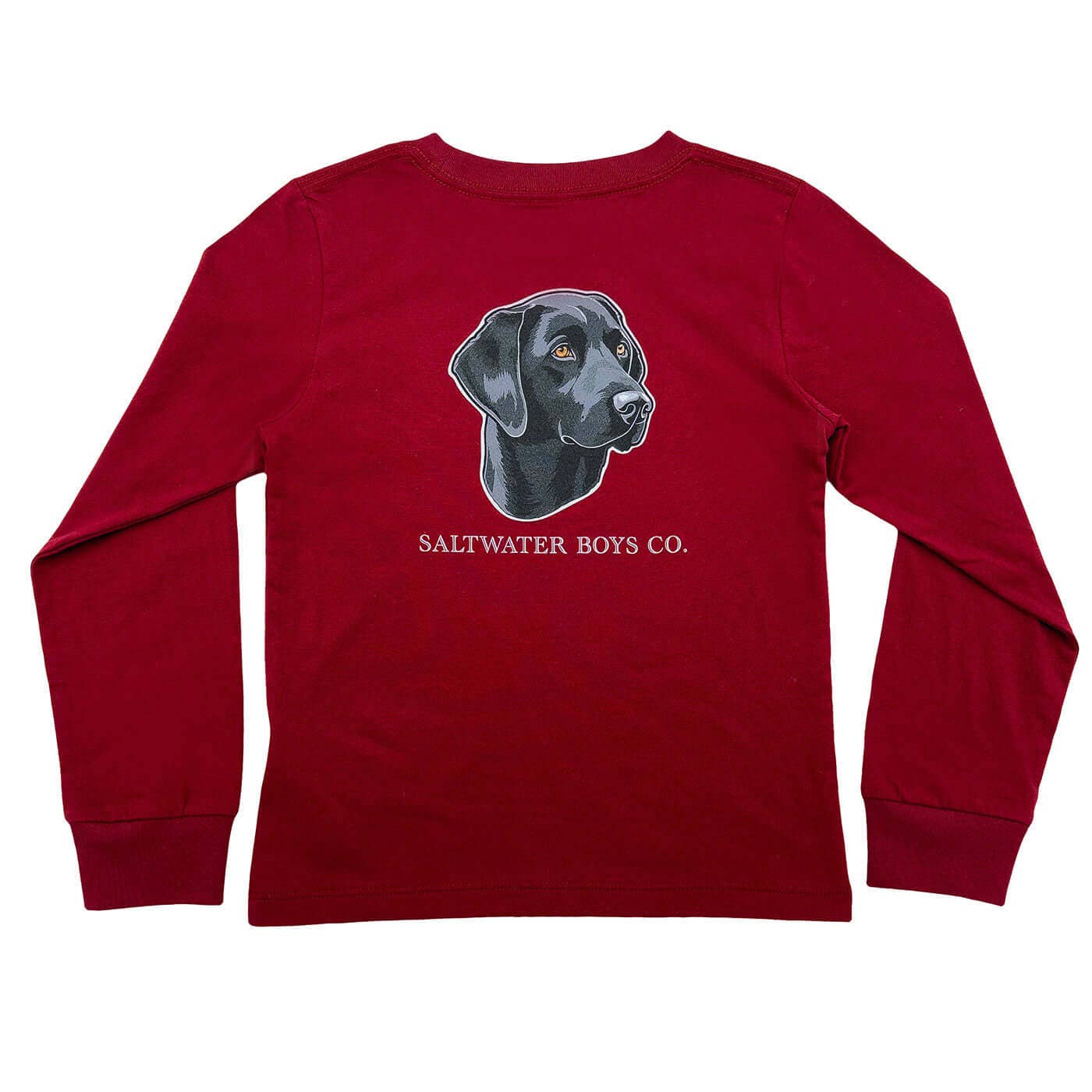 Black Lab Tee - Maroon