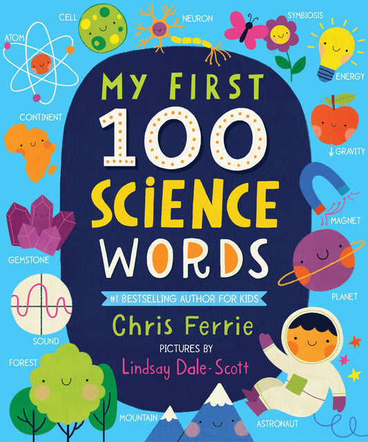 My First 100 Science Words padded board book by Sourcebooks, 24 pages for ages 0–4