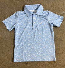 Load image into Gallery viewer, Miles SS Performance Polo-Blue Golf Balls
