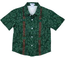 Load image into Gallery viewer, Guayabera, Fleliz Navidad SS Shirt-Blue Quail
