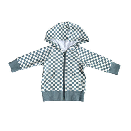 Hooded Jacket-Storm Checker