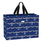 Scout X-Large Gift Bag in Fit to Be Tide print with reinforced handles