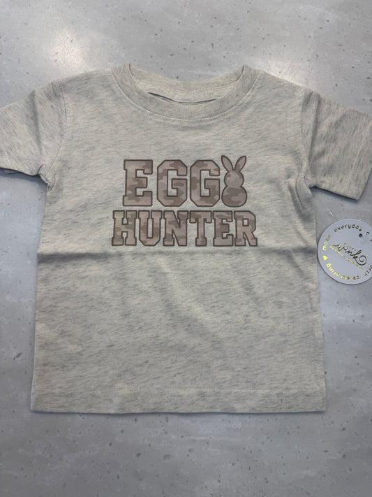 Egg Hunter Camo Easter SS T-Shirt-Natural Heather