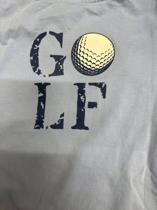 Asher Golf Short Sleeve Tshirt-light blue