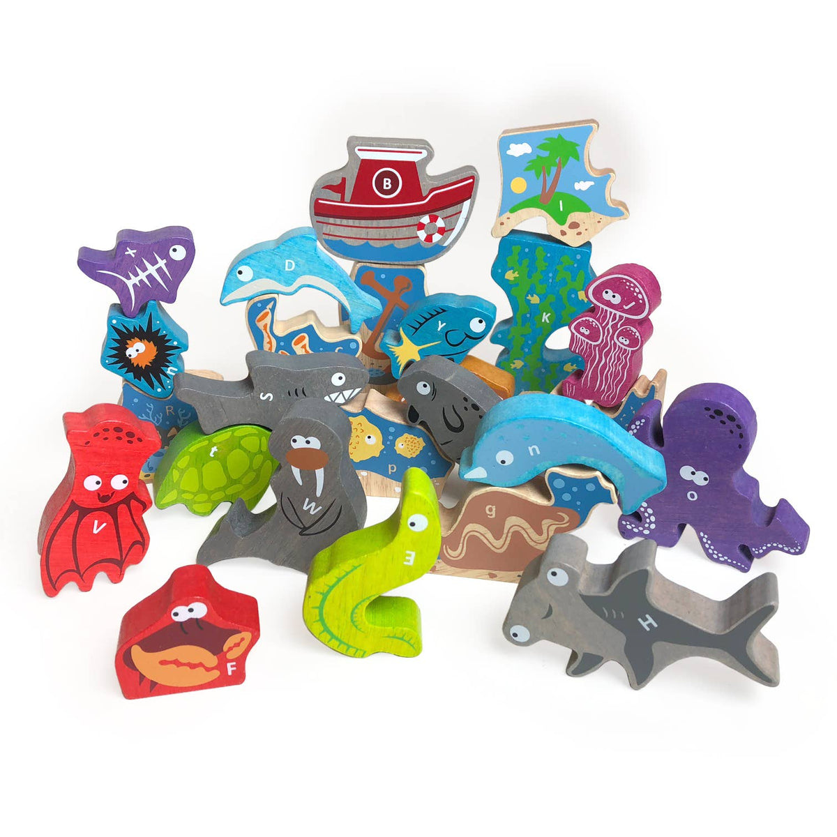 Ocean A to Z Puzzle & Playset