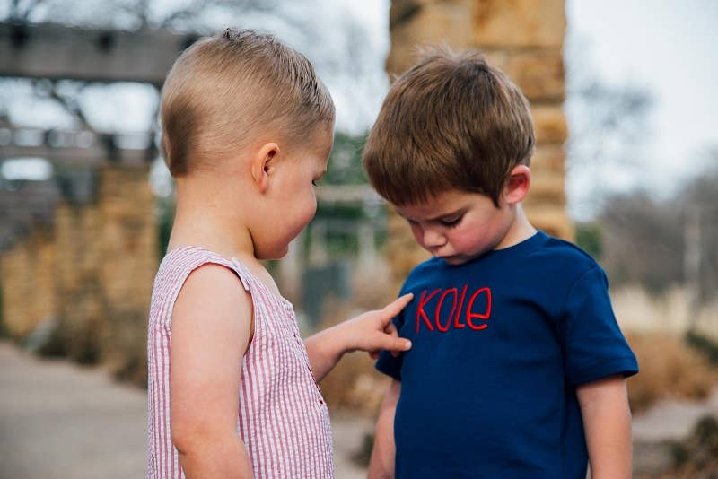 Boys Short Sleeve Tee - Navy Blue