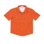 RV Gameday Pearl Snap Short Sleeve Shirt-Blue Quail