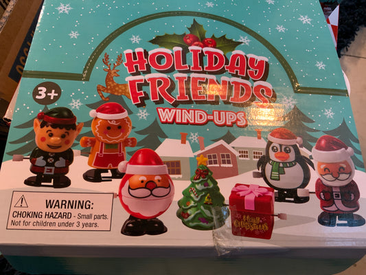 LV Holiday Friends Wind~ups collectible toy set by Master Toys & Novelties
