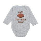 Dads Football Buddy-Gray-Sweet Wink