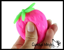 Load image into Gallery viewer, Curious Minds Toys -Nee Doh Fruit Basket Soft Fluff- Filled Squeeze Stress Toys
