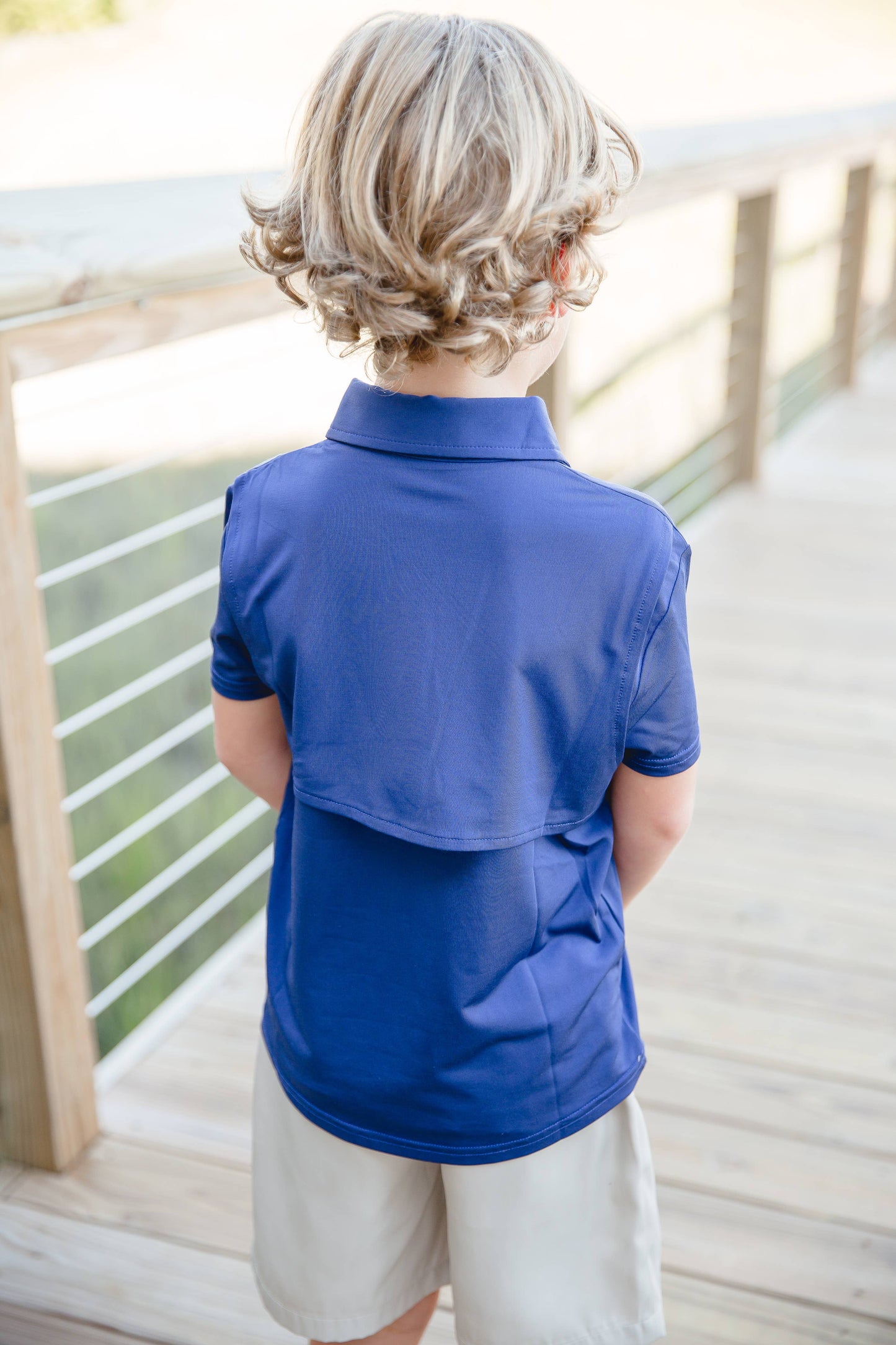 Offshore Fishing Polo - Navy