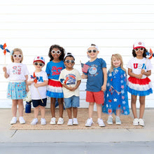 Load image into Gallery viewer, Sweet Wink - Let Freedom Rawr Short Sleeve T-Shirt - Kids 4th of July
