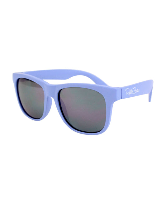 RuggedButts Periwinkle Blue Classic Sunglasses with shatter-resistant lenses and flexible rubber frames