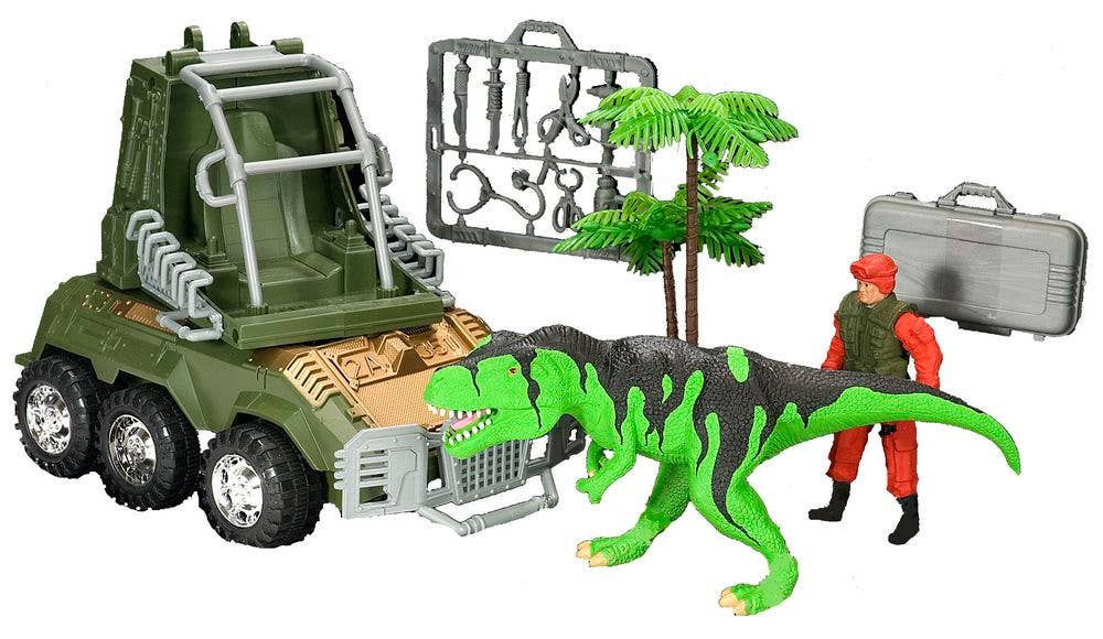 Wild Republic E-Team T-Rex 6-inch dinosaur figure in natural earth tones