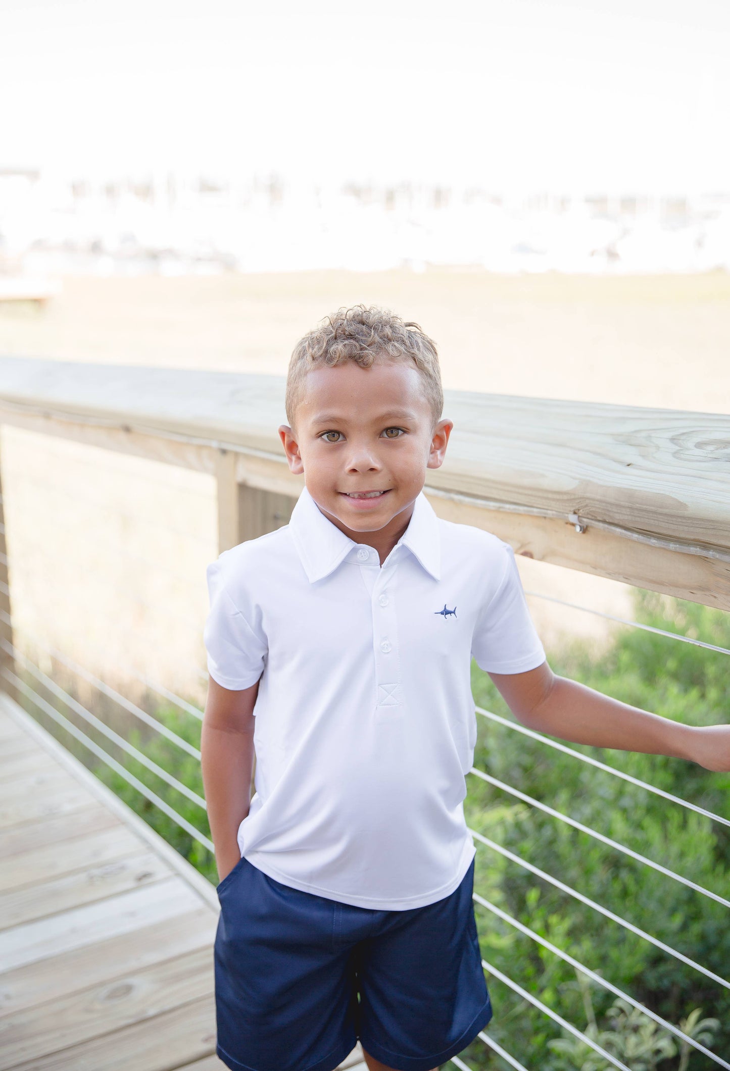 Offshore Fishing Polo Grey