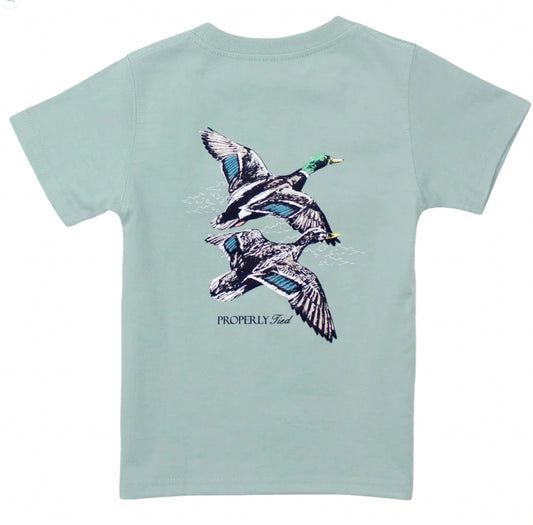 Migration SS Tee, Marine Mist-Properly Tied