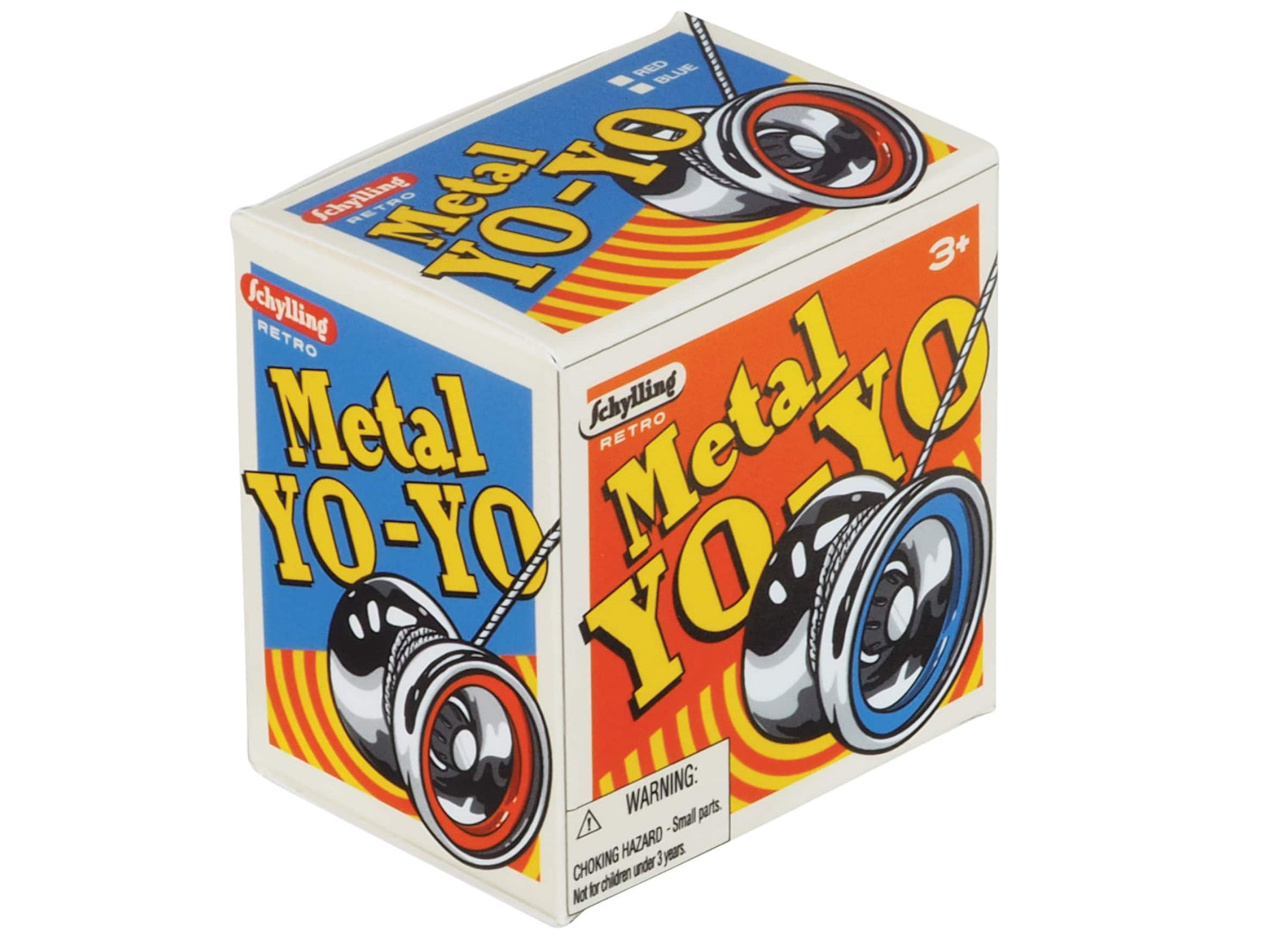 Schylling retro metal yo-yo with polished axle for smooth, classic play and tricks