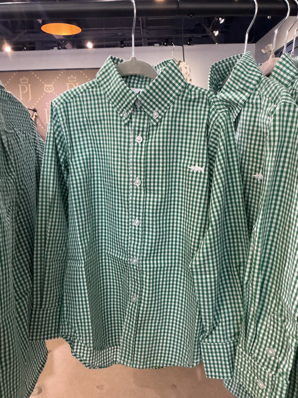 Marlin Oxford Shirt Green Check
