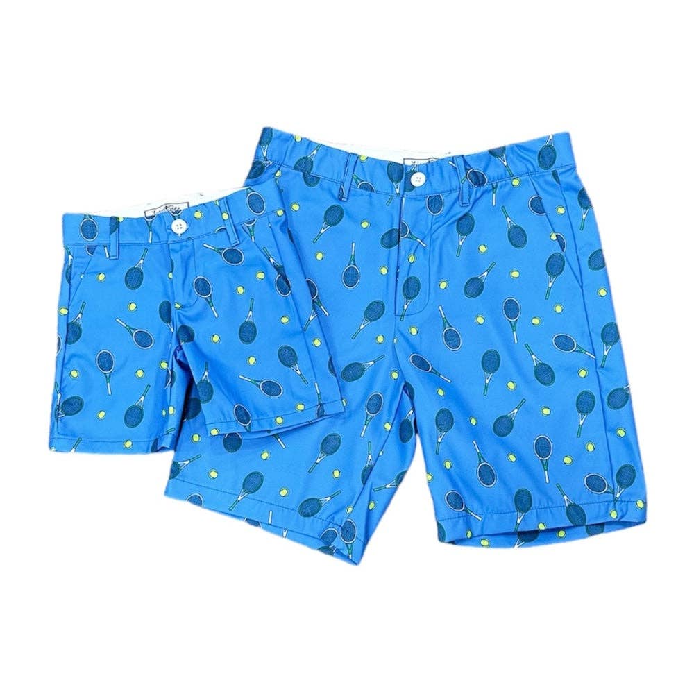 Boys French Blue Tennis Dress Short
