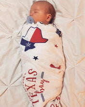 Load image into Gallery viewer, Little Hometown - Texas Boy Swaddle Blanket
