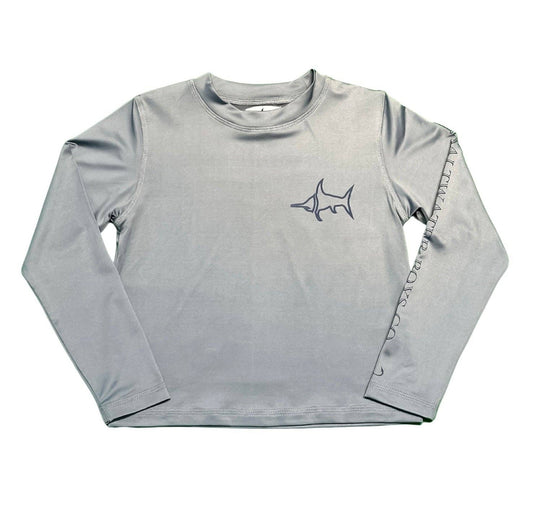 TYBEE BOYS RASHGUARD UPF 50+ GREY