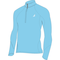 Levi  Performance1/4 Zip Pullover-light blue