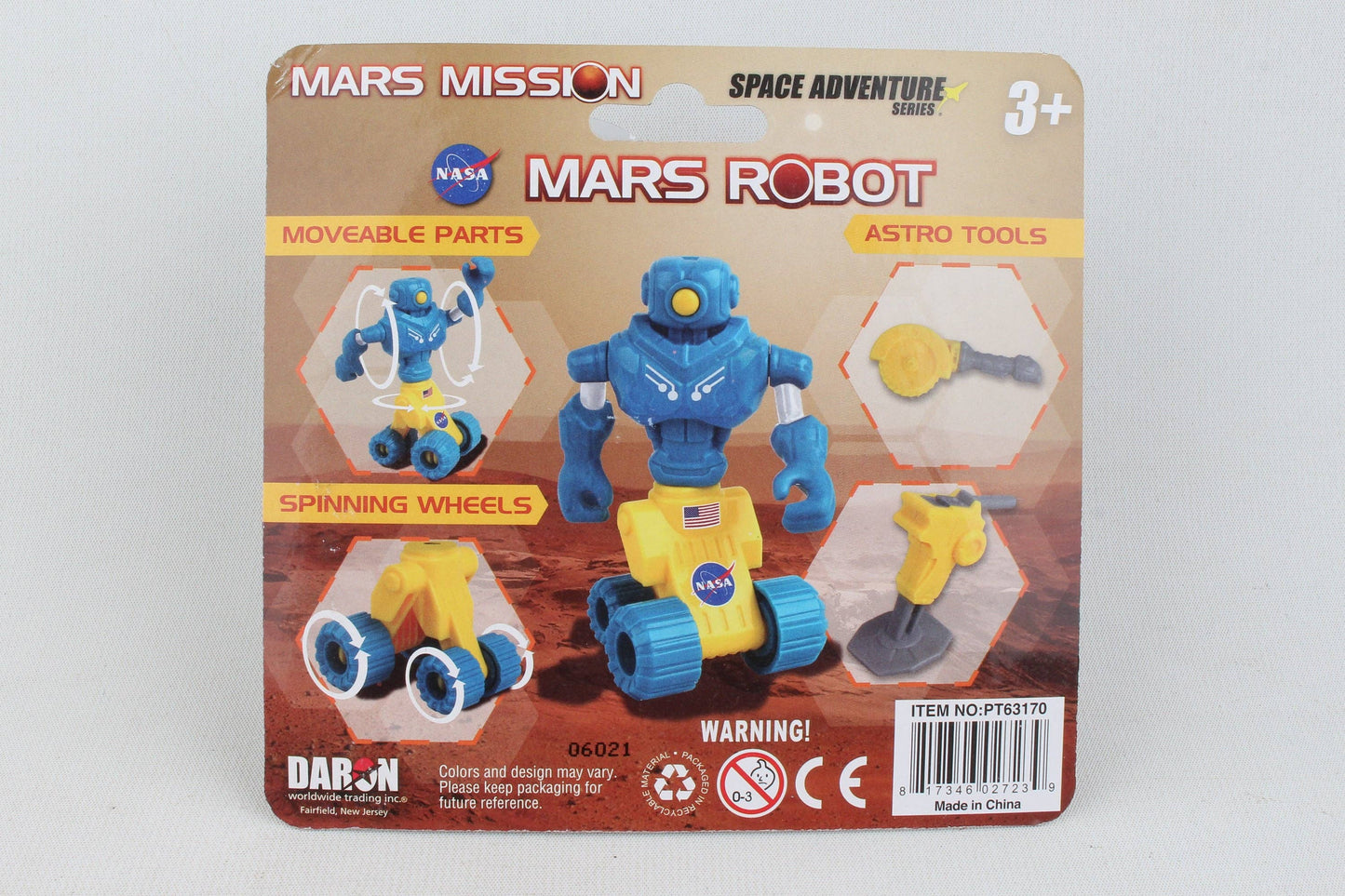 PT63170 Space Adventure Mars Mission Mars Robot w/2 accessor