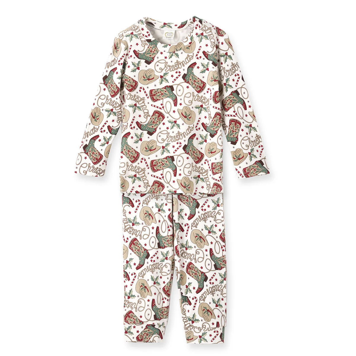 Western Christmas Kid’s Pajamas