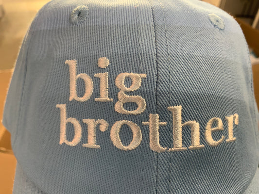 BIG BROTHER-baseball Hat, Youth (2-7)