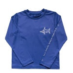 Tybee Rashguard in navy by Saltwater Boys, UPF 50+ protection