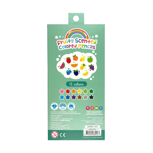 Yummy Colored Scented Pencils-OOLY