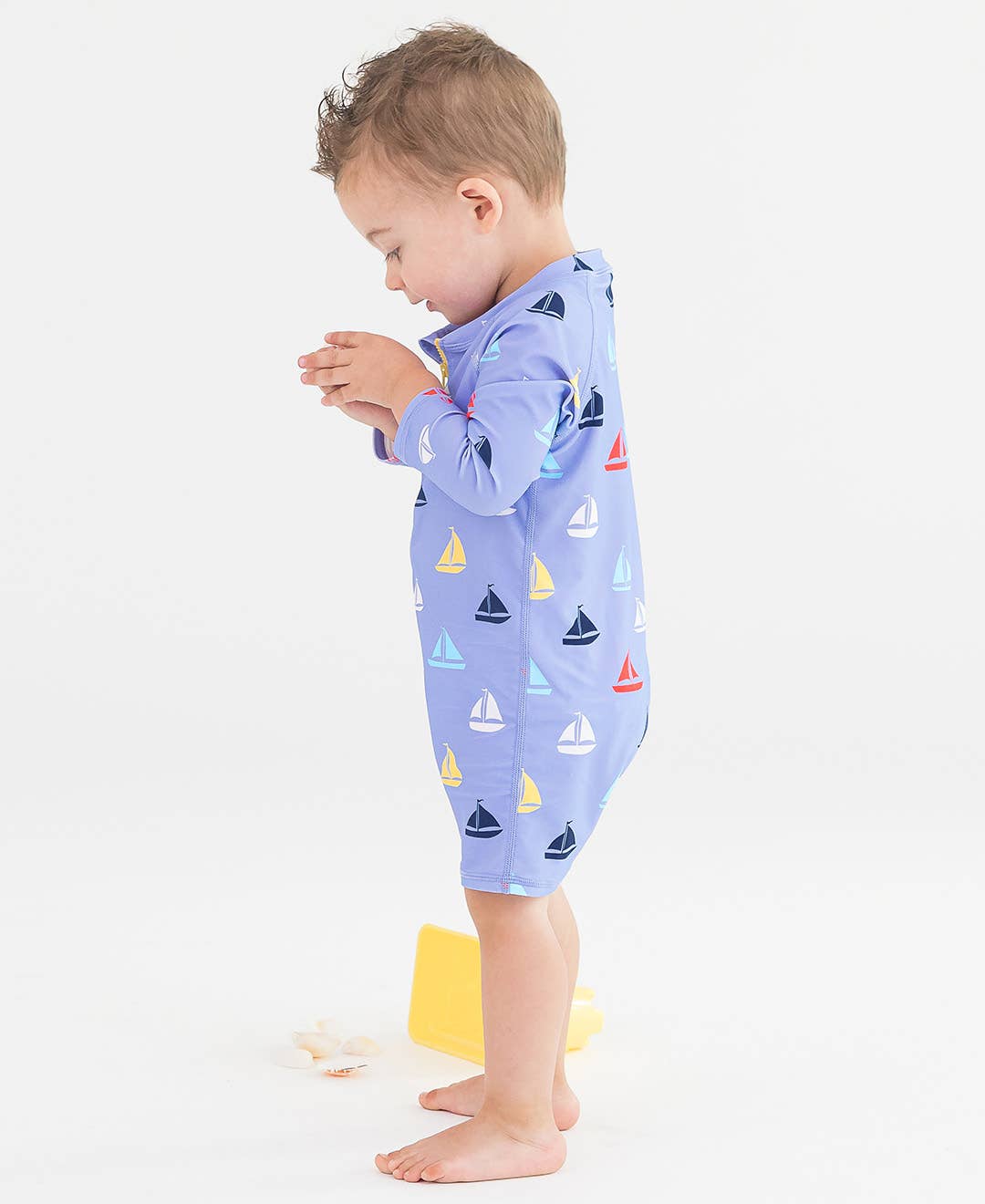RuggedButts - Down By The Bay Long Sleeve One Piece Rash Guard