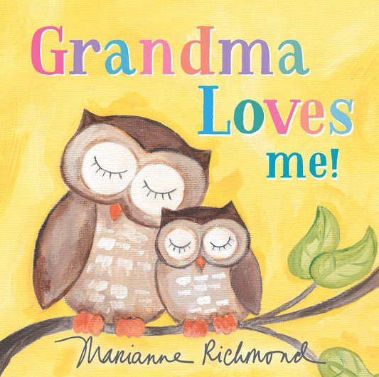 Grandma Loves Me! children's book cover by Marianne Richmond, Sourcebooks