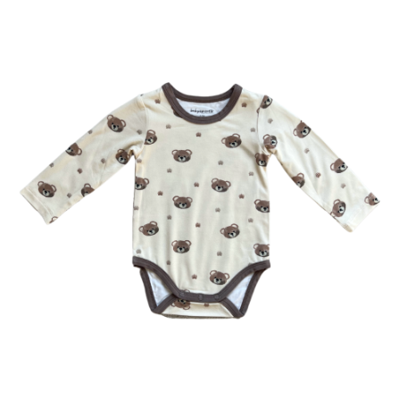 Baby Sprouts, Long Sleeve Bodysuit-Baby Bear